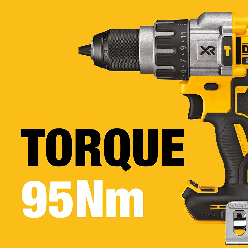 Dewalt DCD996 Hammer Drill Brushless 18V XR Cordless 3-Speed Dewalt Original Drilling Electric Screwdriver Power Bare Tool