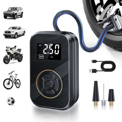 ABS Wireless Portable Car Air Pump Air Compressor 12V 150PSI Electric Tire Inflator Pump for Motorcycle Bicycle Car Tyre Ball
