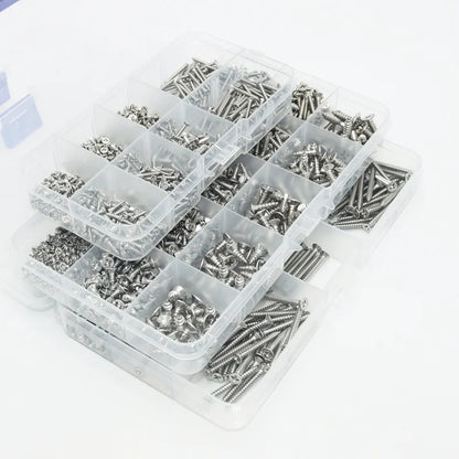 304 Stainless Steel Cross Recessed Countersunk Head Self-tapping Screw Cross Drive Flat Head Self Drilling Furniture Wood Screws