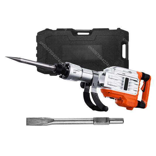 Demolition Jack Hammer Concrete Breaker  95A  Electric Hammer 2 Chisel Bits Drills for Demolition, Trenching, Chipping