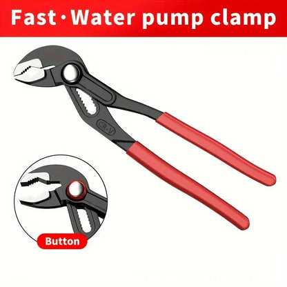 Adjustable Multifunctional Pump Pliers, Large Opening Pipe Pliers, Multipurpose Power Pliers for Plumbing & DIY Projects