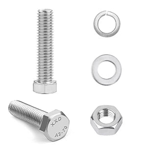 480PCS M4 M5 M6 Bolts Nuts Assortment Kit, Heavy Duty 304 Stainless Steel, 13 Metric Common Sizes Included