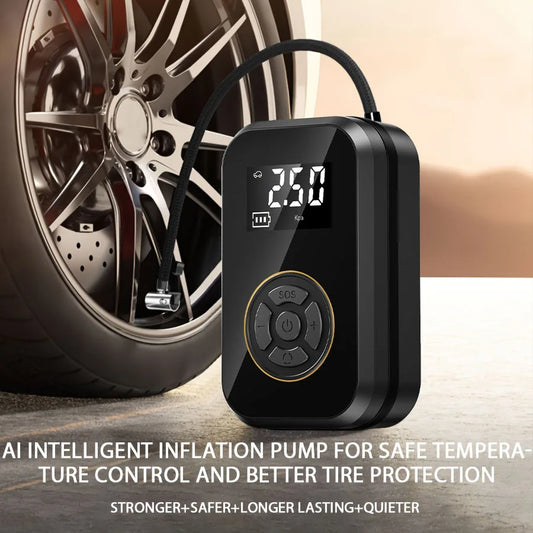 ABS Wireless Portable Car Air Pump Air Compressor 12V 150PSI Electric Tire Inflator Pump for Motorcycle Bicycle Car Tyre Ball