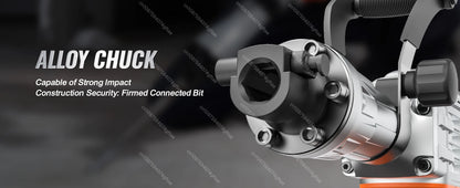 Demolition Jack Hammer Concrete Breaker  95A  Electric Hammer 2 Chisel Bits Drills for Demolition, Trenching, Chipping